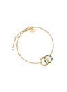 Bracelet Rosefield "Emerald Duo Bracelet Gold" Acier doré- JBEDG-J715