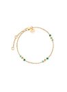 Bracelet Rosefield "Emerald Dotted Bracelet Gold" Acier doré- JBEDG-J720