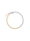 Bracelet Rosefield "Duotone Swirl Bracelet Gold" Acier doré- JBDSG-J706