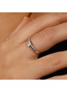 Bague "Mon bonheur" Or jaune et Diamants