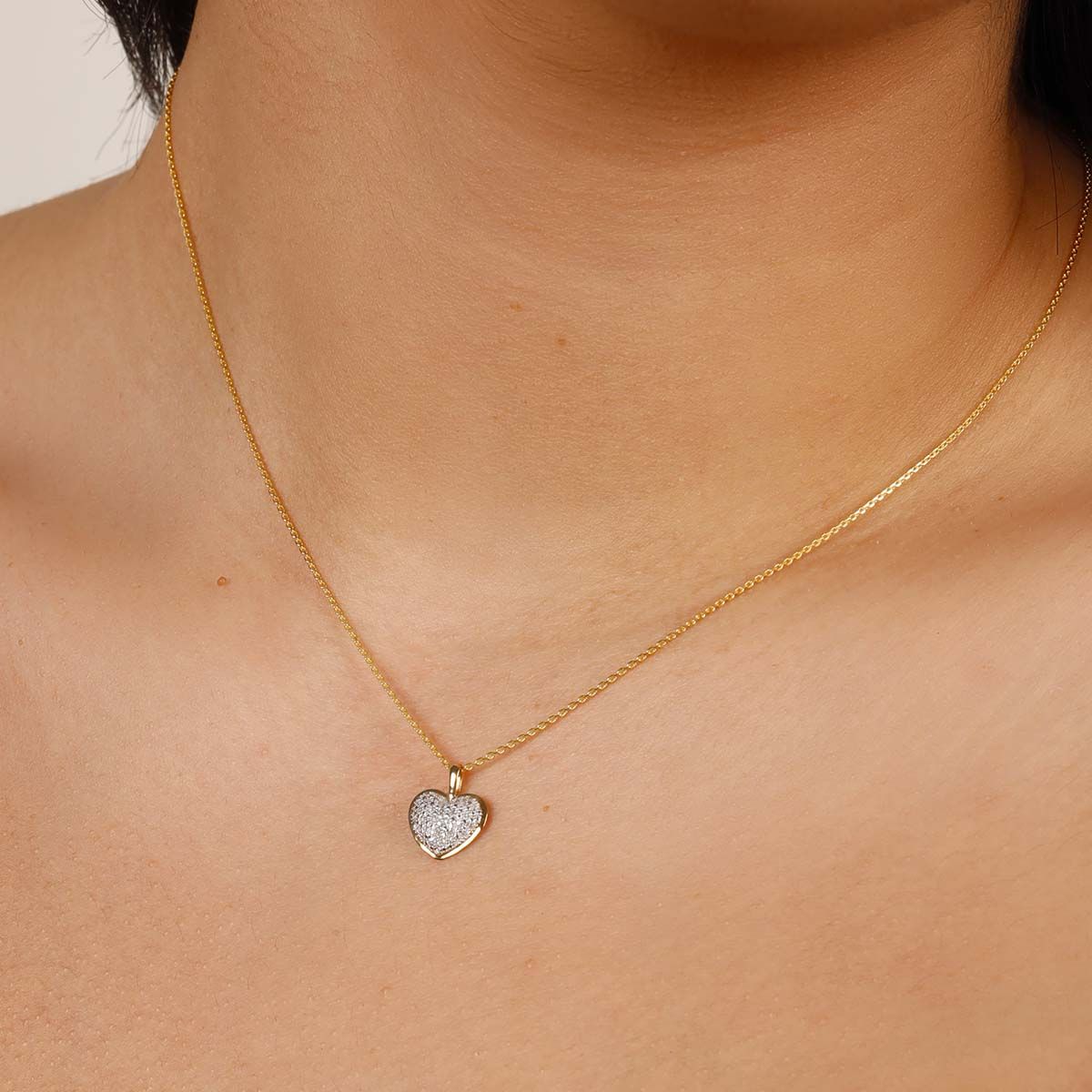 Pendentif "Cœur éternel" Or et Diamants Pendentif "Cœur éternel" Or et Diamants