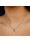 Pendentif "Akna" Or Blanc et Diamants