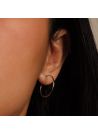 Boucles d'oreilles Or Blanc