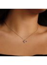 Pendentif "Cœur Tendresse" Or Blanc et Diamants