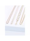 Bougie Bijou Collier doré - Parfum Fraise des bois -40h