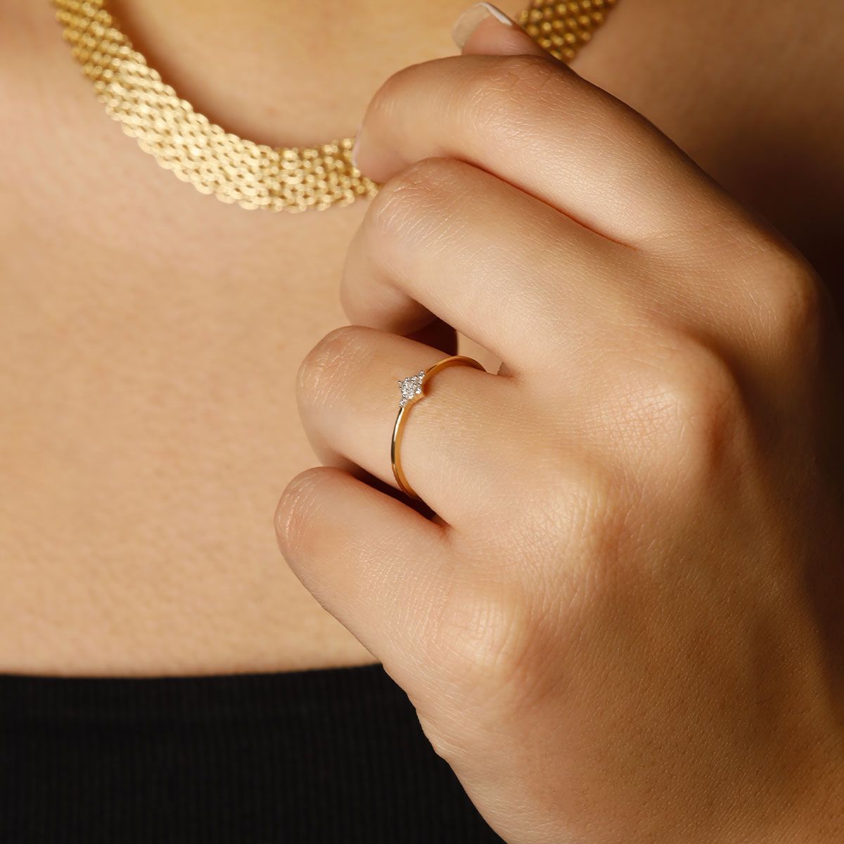Bague "Béguin Sublime" Or jaune et Diamant