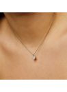 Pendentif cœur Or Blanc et Diamant