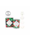 Bougie Bijou Collier doré - Parfum Fraise des bois - 40h
