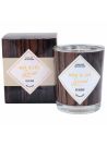 Bougie Bijou Collier doré - Parfum Feu de cheminée - 40h
