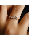 Bague "Quezon" Or jaune et Diamants