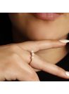 Bague "Crown" Or, Perles et Diamants
