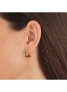 Boucles d'oreilles Rosefield "Emerald Triple Hoops Gold" Acier doré - JEETG-J716