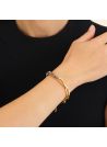 Bracelet Rosefield "Duotone Chain Bracelet Gold" Acier doré- JBDCG-J708