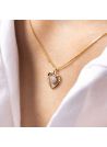 Pendentif "Cœur Tendresse" Or Jaune et Diamants