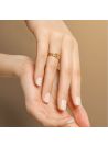 Bague Alliance "Saturna Jaune" Or jaune