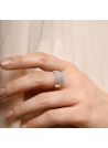 Bague "Prodigieuse" Or blanc et Diamants