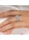 Bague "Prodigieuse" Or blanc et Diamants