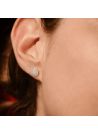Boucles d'oreilles Or Blanc et Diamant