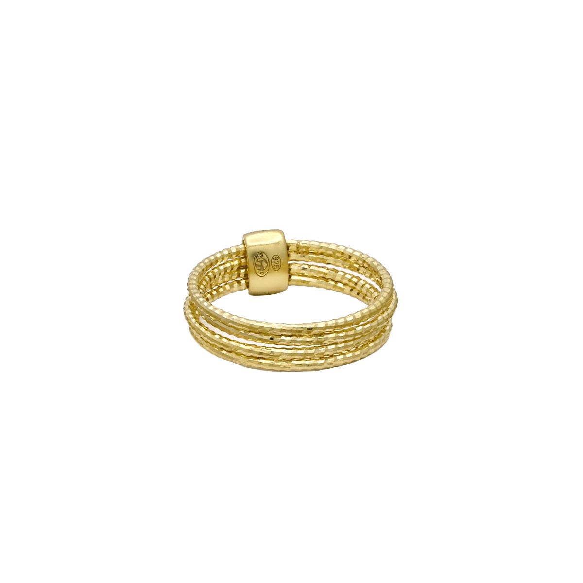Bague " Alcyone " Argent 925 doré Bague "Fornax" Argent 925 / 1000 doré