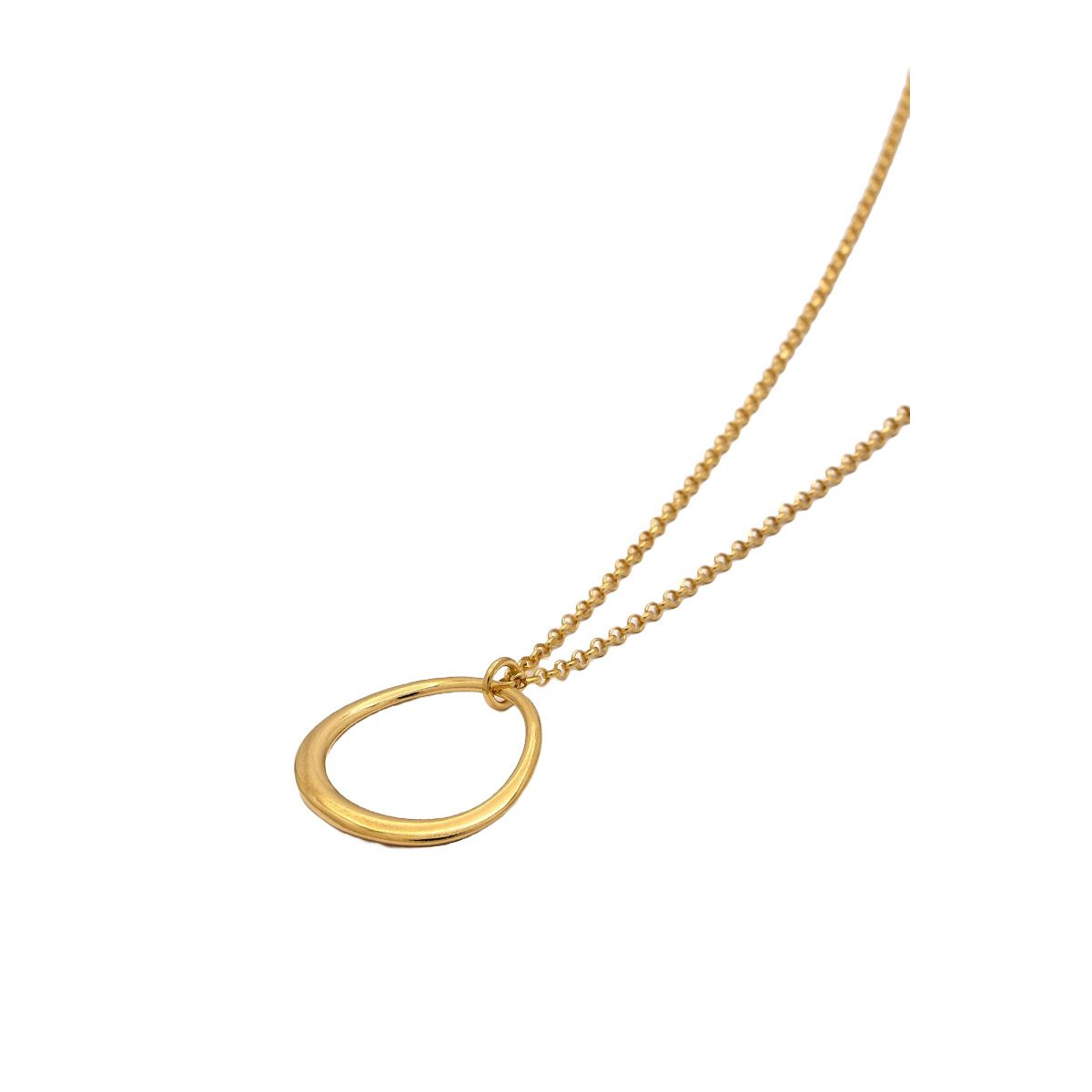 Collier " Pallos " Argent 925 doré Collier "Leda" Argent 925 / 1000 doré