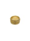Bague " Amos " Argent 925 doré