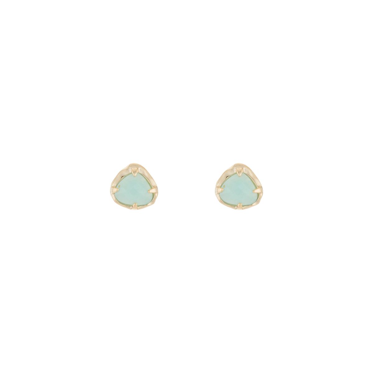 Boucles d'oreilles 'Sahoura' Amazonite verte Boucles d'oreilles 'Sahoura' Amazonite verte Laiton doré"Ursa"