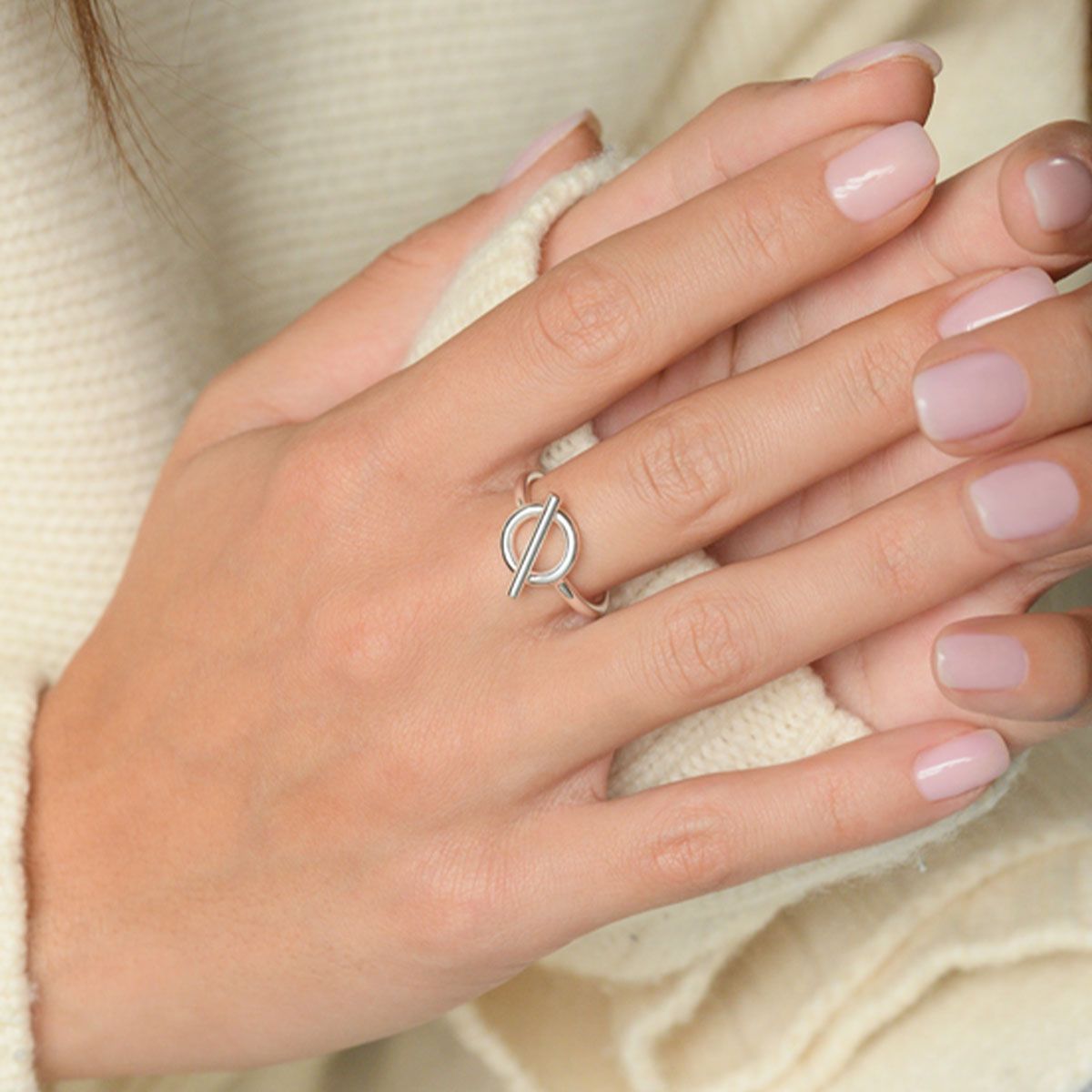 Bague "Eclipse" Argent 925 / 1000