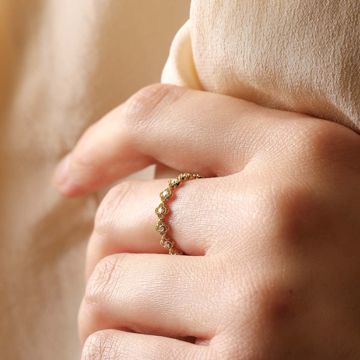 Bague "Alicante" Or jaune et Diamants Bague " Isadora" Or jaune et Diamant