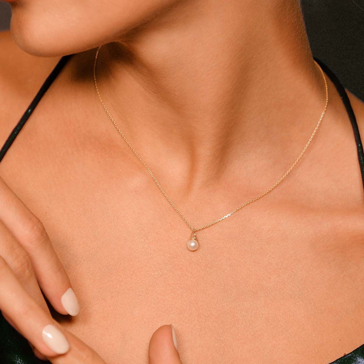 Pendentif Or Jaune 375/1000 et Perle Pendentif "Passionnel" Or jaune