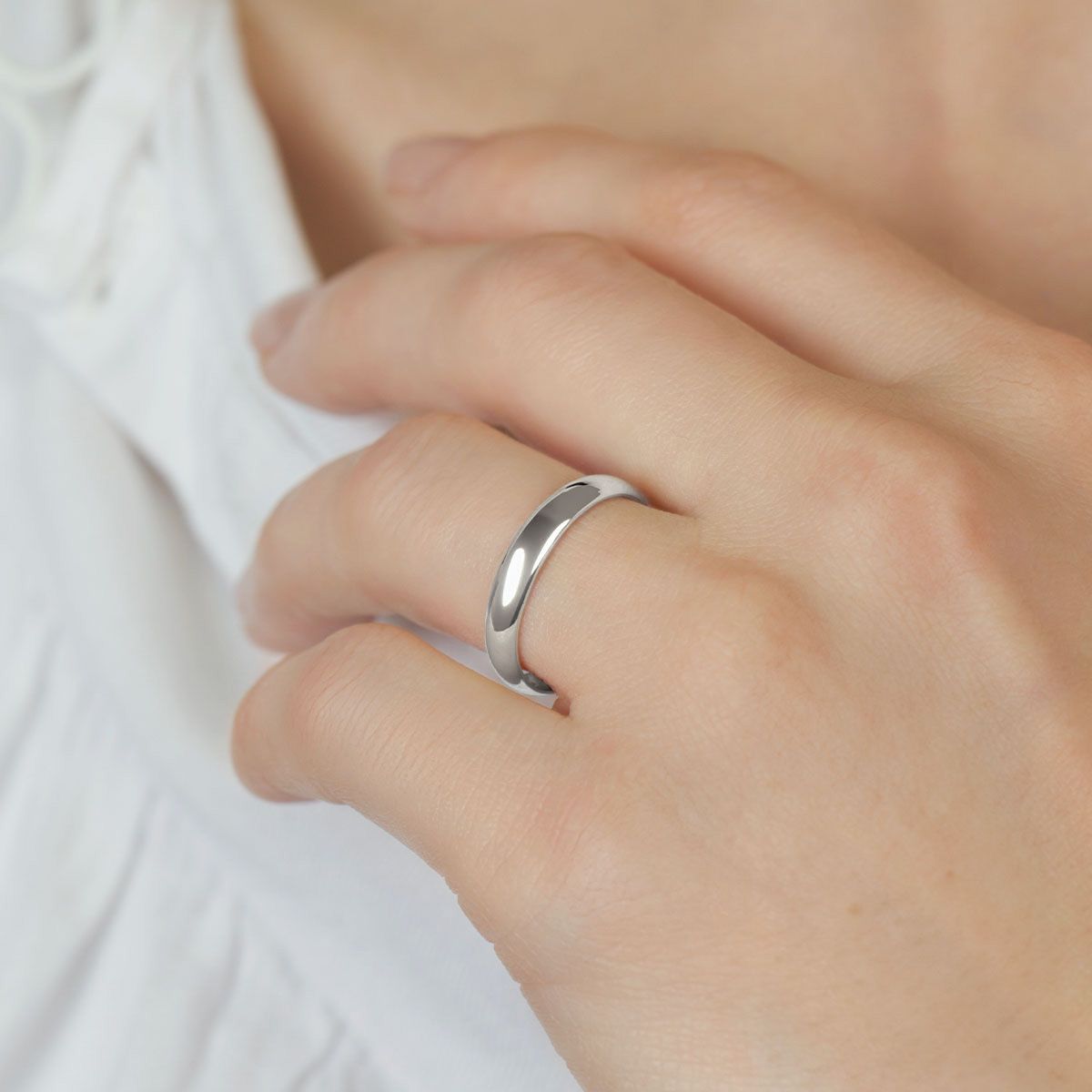Bague "Éternité" Or blanc