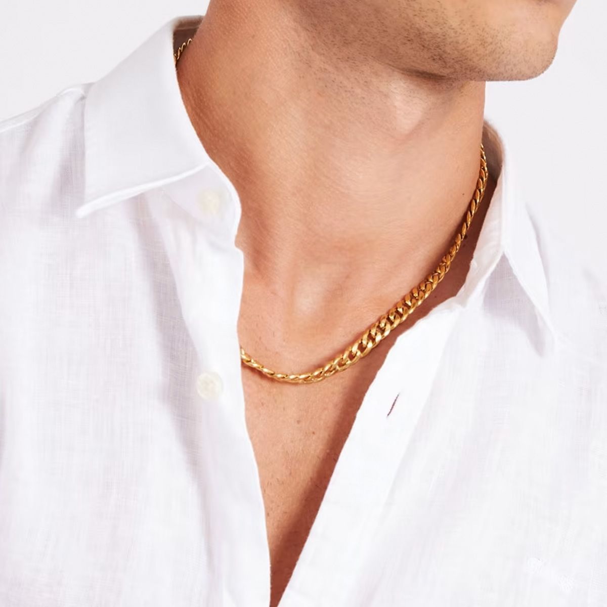 Collier Guess "My chains" Acier doré - JUMN01333JWYG