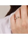 Bague Alliance Or jaune et Diamants