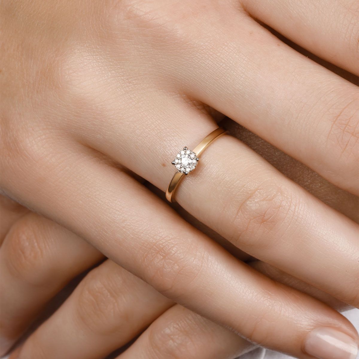 Bague "Akna" Or jaune et Diamants Bague " Grâce" Or jaune et Diamant