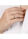 Bague "Akna" Or jaune et Diamants