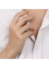 Bague "Spirale d'Amour" Or blanc et Diamants