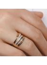 Bague "Zhongli" Or jaune et Diamants