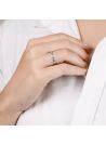 Bague "Linéa" Or blanc et Diamants
