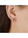Boucles d'oreilles Colorful Love Or Jaune et Pierres précieuses