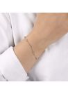 Bracelet Or Blanc et Topaze