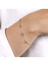 Bracelet Or Blanc et Topaze