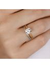 Bague "Majestueuse" Or bicolore