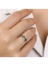 Bague " Dulce " Or Jaune et Zirconium