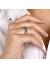Bague "Doux rêve" Or, Saphirs et Diamants