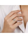 Bague "Marguerite jolie" Or Jaune et Zirconium