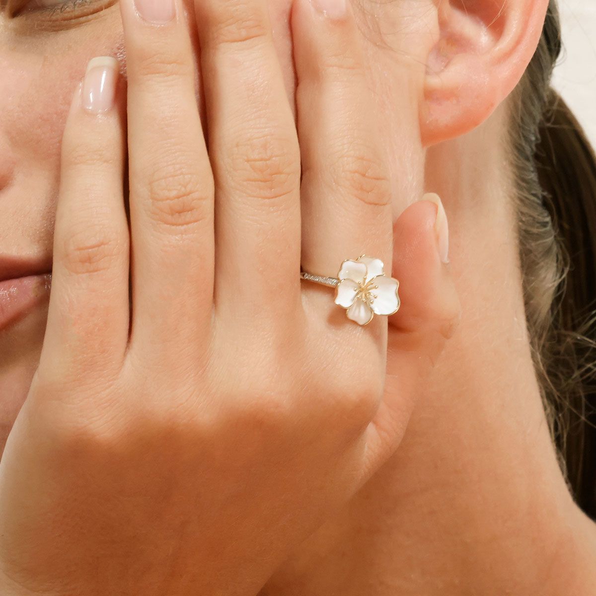 Bague "Email" Or Jaune Diamants Bague "Empathique" Or jaune et Email