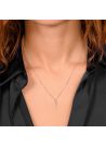 Pendentif Or Blanc et Diamant