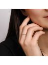 Bague "Pour toujours" Or blanc