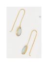 Boucles d'oreilles "Rosalie" Aqua Chalcedony
