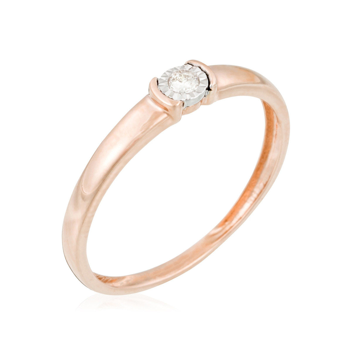 Bague "Affection Enchantée" Or rose et Diamant Bague "Affection Enchantée" Or rose et Diamant
