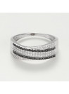Bague "Amour Puissant" Or blanc et Diamants